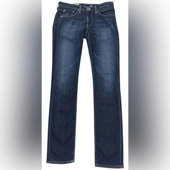AG The Stevie Slim Straight Blue Denim Style Jeans - Picture 2 of 10
